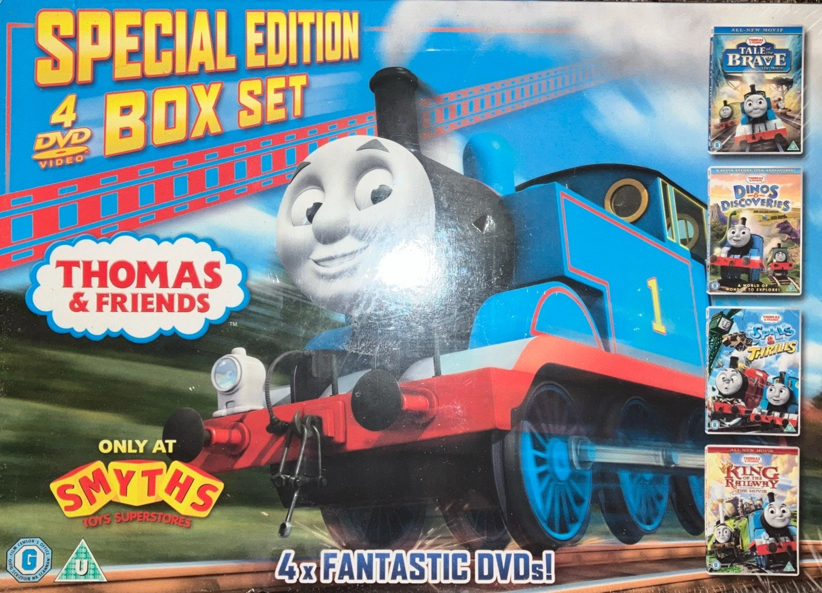 - THOMAS & FRIENDS SPECIAL EDITION 4 DVD BOX SET Region 2 (Brand New)