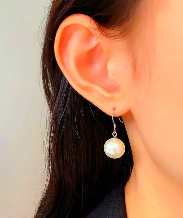 925 Sterling Silver  Pearl Drop Hook Earrings Women Girls Jewellery Gifts New UK - Image 5