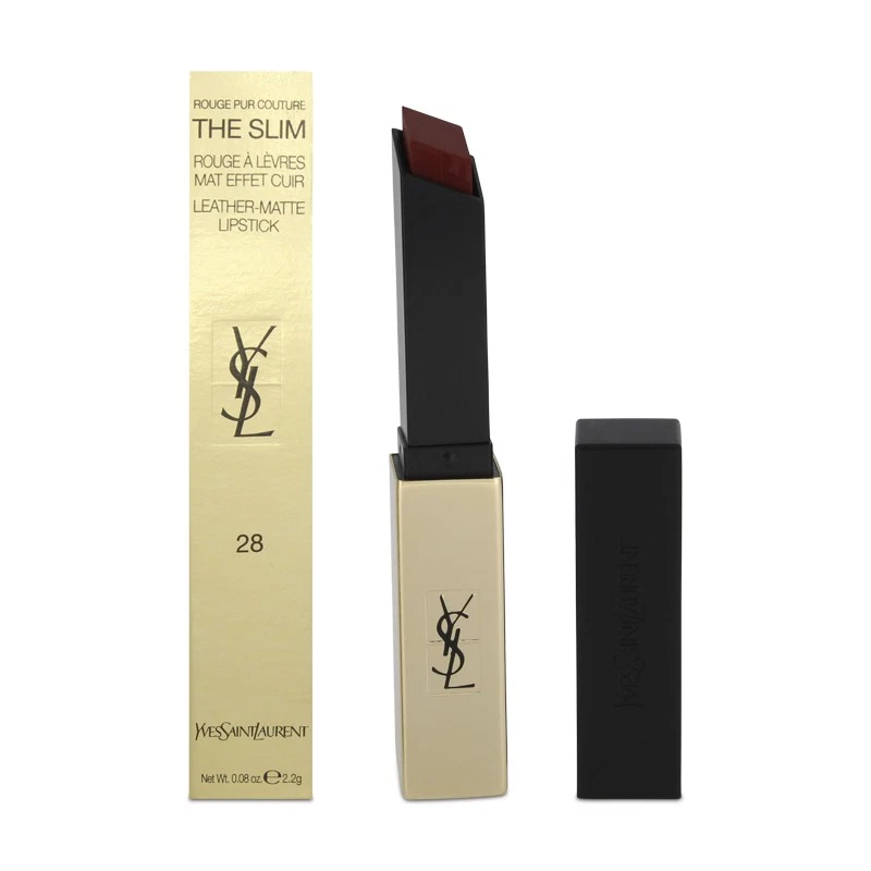 Yves Saint Laurent The Slim Leather Longwear Matte Lipstick - 28 True Chilli