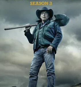 Yellowstone: Season 3 DVD (2023) Kevin Costner cert 15 4 discs Blu-ray Brand New