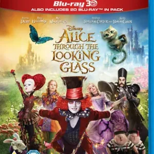 Alice Through the Looking Glass DVD (2016) Mia Wasikowska, Bobin (DIR) cert PG Brand New