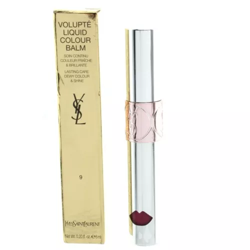 Yves Saint Laurent Pink Lip Gloss Volupte Liquid Lip Balm 9 Strip Me Fuchsia