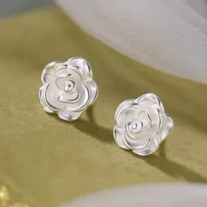 925 Sterling Silver Beautiful Flower Stud Earrings Jewellery Women Girls Gift UK