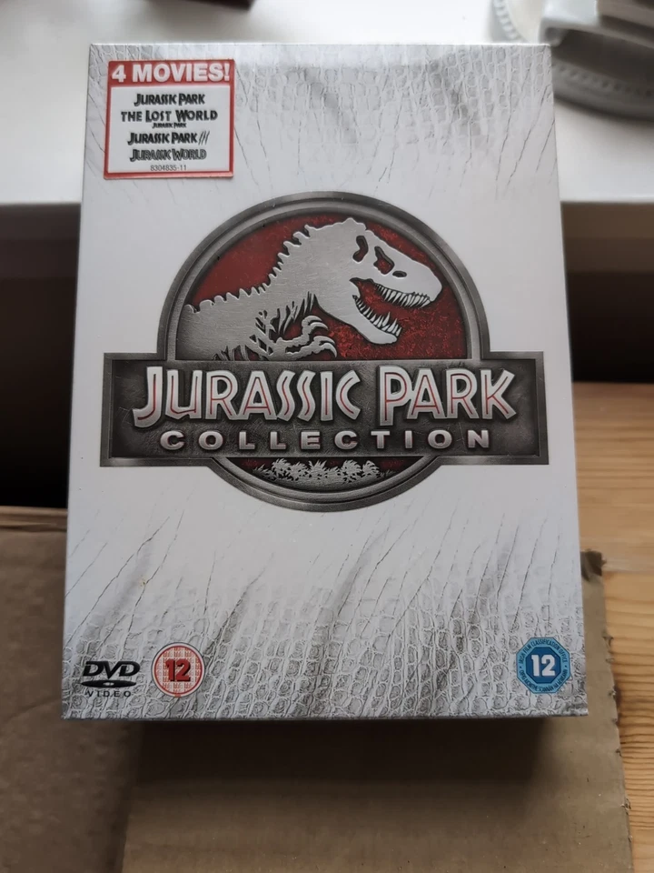 Jurassic Park / The Lost World / Jurassic Park 3 / Jurassic World (DVD, 2015) Region 2 (Brand New)