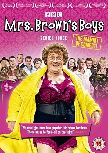 MRS BROWN'S BOYS SERIES 3 SEASON THREE BBC 2 DISC BOX SET DVD Region 2 (Brand New)