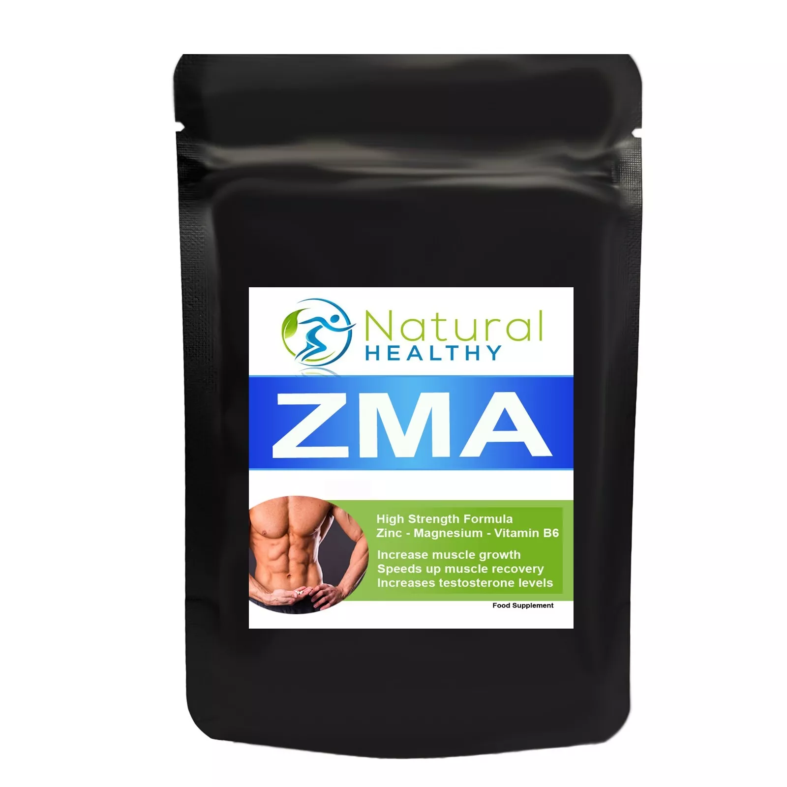 ZMA ZINC, MAGNESIUM & VITAMIN B6 120 TABLETS HIGH QUALITY SUPPLEMENT