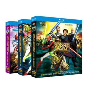 Star Wars: The Clone Wars：Season 1-7 TV Series 12 Disc All Region Blu-Ray BD  Brand New