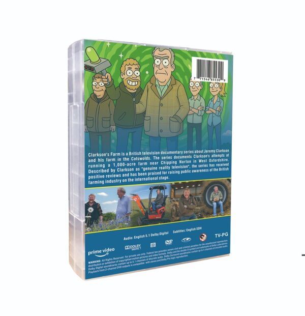 Clarkson's Farm: Season 1-4 DVD (8-Disc) New Box Set - Image 2