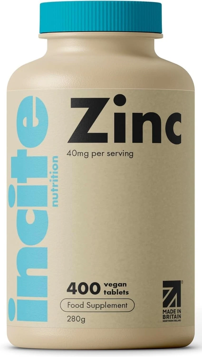 Zinc 40mg | 400 Premium Zinc Tablets Over 12 Month’s Supply | Maximum Strength