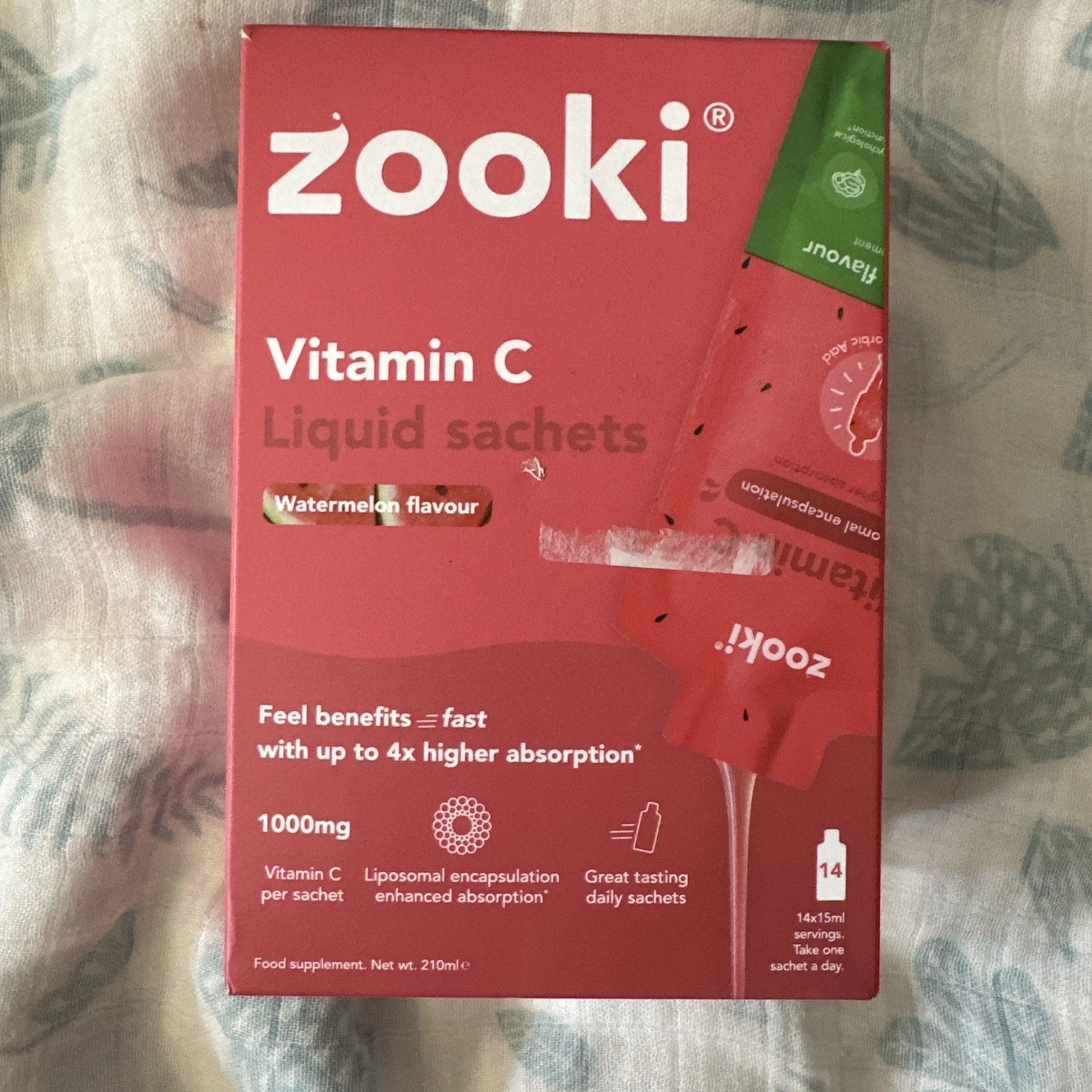 Zooki Vitamin C Watermelon Zooki 14 x 15ml Damaged Box
