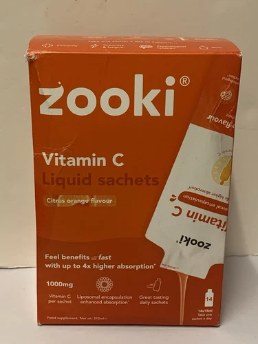 Zooki VITAMIN C 1000mg 15ml x 14 Sachets