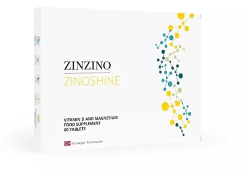 Zinzino Zinoshine +, Vitamin D And Magnesium Food Supplement 60 tablets