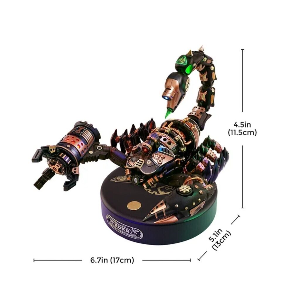 ROKR Heavy Equipment·Battlefield Scorpion Building Toy Puzzle for Boys Xmas Gift - Image 3