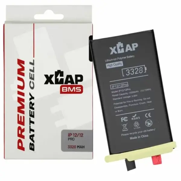 XCAP Battery Cell Kit For iPhone 12/12 Pro No Non BMS Replacement 3320mAh