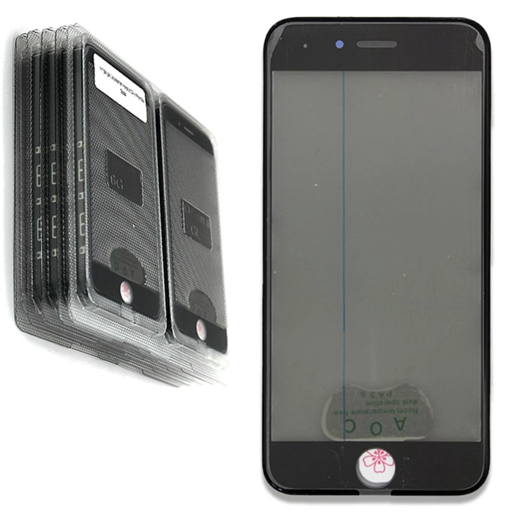 10x Front Glass Cold-Pressed Frame For iPhone 6s Plus Polarizing Film OCA