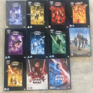 STAR WARS COMPLETE 11 MOVIE COLLECTION Boxset (DVD) 1 2 3 4 5 6 7 8 9 Brand New