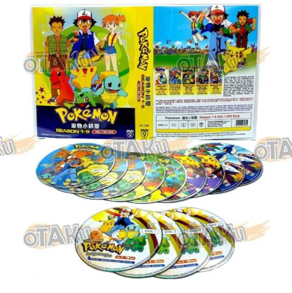 POKEMON (SEASON 1-5) - ANIME TV SERIES DVD (1-283 EPS)(ENG DUB)  Brand New