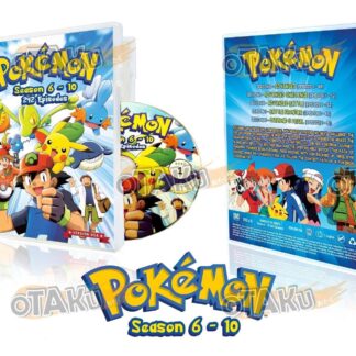 POKEMON (SEASON 6-10) - ANIME TV SERIES DVD (1-242 EPS) ENG DUB  Brand New