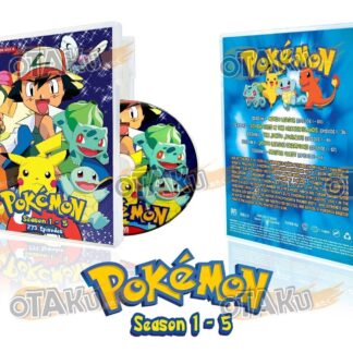 POKEMON (SEASON 1-5) - ANIME TV SERIES DVD (1-273 EPS) ENG DUB  Brand New