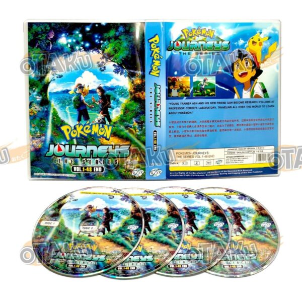 POKEMON JOURNEYS : THE SERIES - ANIME TV DVD (1-48 EPS) (ENG DUB)  Brand New