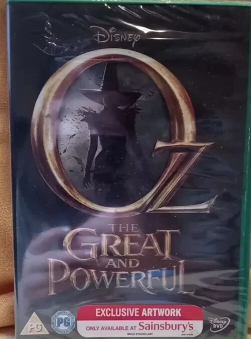  And Oz Great & Powerful DVD With Sainsbury's Exclusive Artwork Brand New