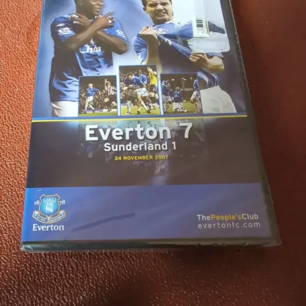  and Everton Vs Sunderland DVD 24th November 2007 Football Sports Brand New